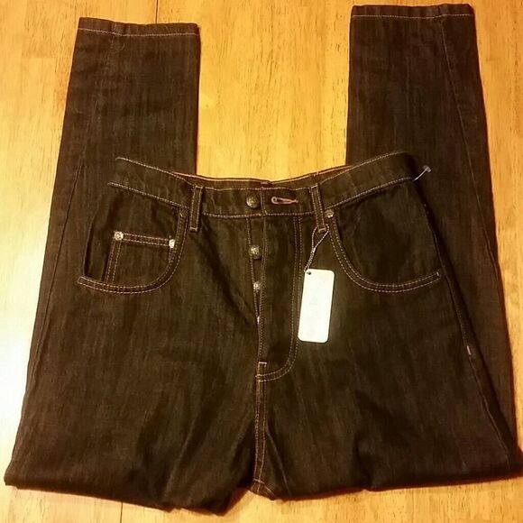 𝅺LF BOUTIQUE ERA OF CHAOS HIGH WAIST JEANS Size 24 - Picture 1 of 4